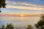 Amazing sunset views of Lake Michigan